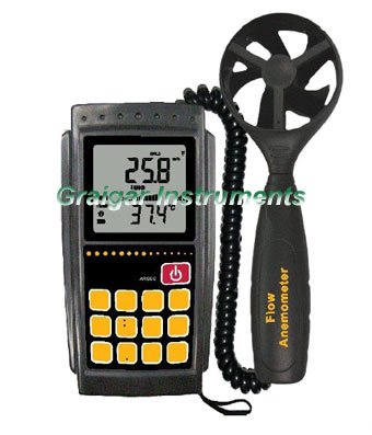 AR856 Electronic Anemometer Air Flow Speed ,Free shipping