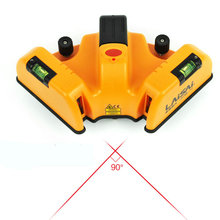 Hot selling Right angle 90 degree square Laser Level high quality level tool laser Measurement tool level laser Free shipping