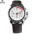 MEGIR Men Famous Brand Quartz Watches Simple Style Men Watch PU Strap White Dial Fashion Wristwatch