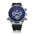 JARAGAR Mechanical Silicone Commercial Casual Fashion Wrist Watch 2016 New