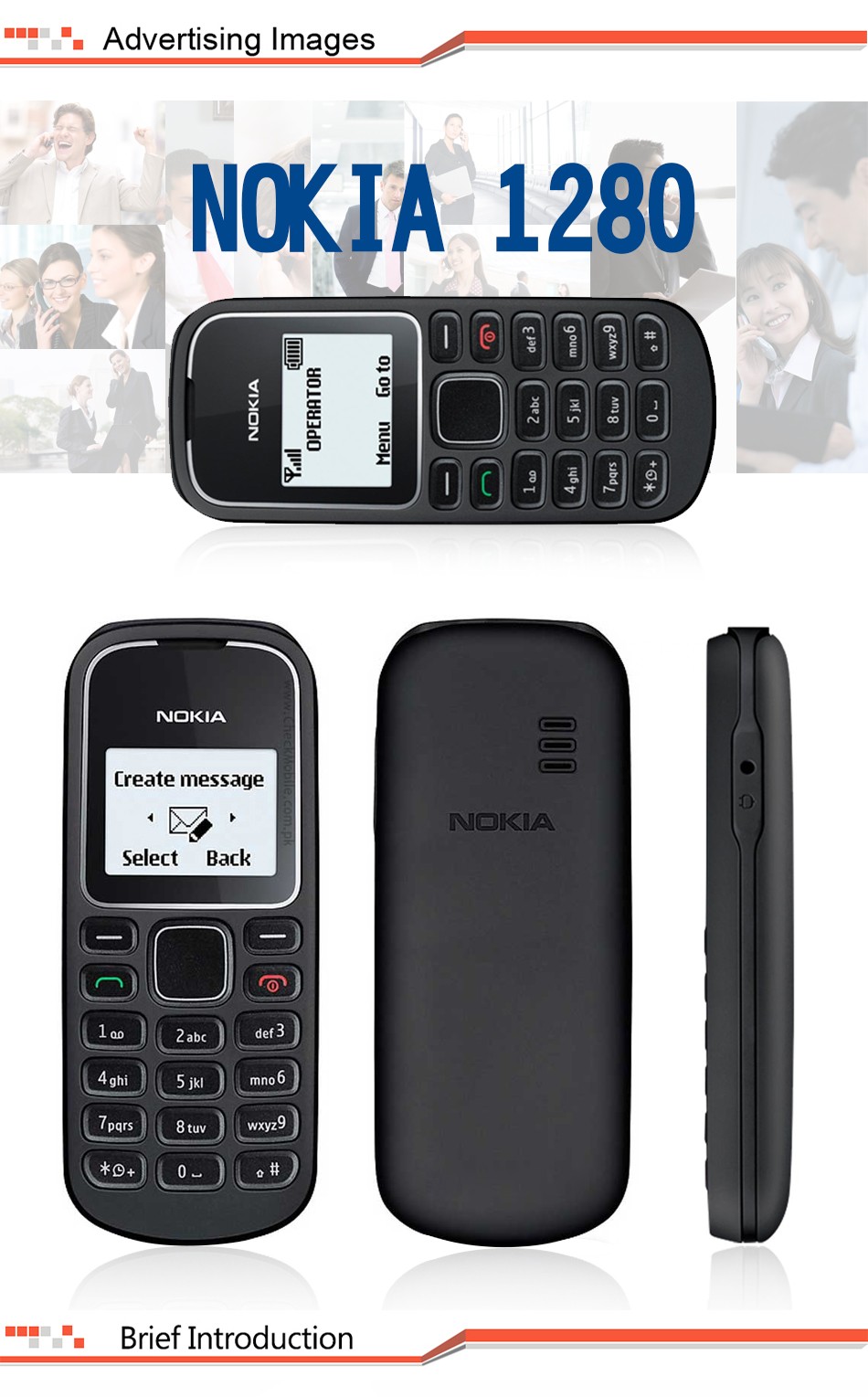 Купить оригинальный телефон nokia 1280 дешевый gsm мобильный телефон в ...