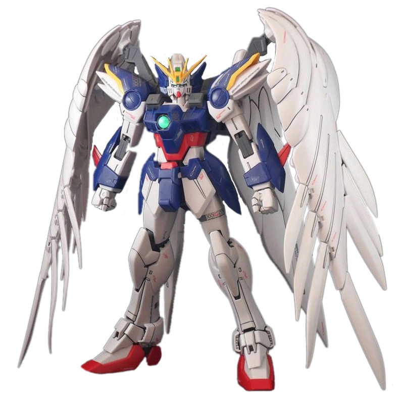 Anime Mobile Suit toys MG 1/100 GAOGAO Wing Gundam Zero Fighter Assembled Soldiers Robot With Orignal Box Action Figure juguetes