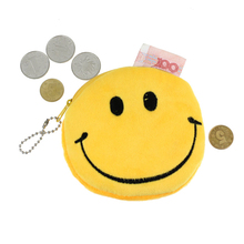 Excellent Quality Women’s Coin Purse Fashion Women Girl Lovely Lady Small Emoji Smile Coin Purse Cute Bag Mini Wallets for Gift
