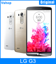 100% Original LG G3 US EU Version 4G FDD-LTE Unlocked Cell Phone RAM 3GB ROM 32GB Android 4.4 5.5 inch Support OTG 13MP 1080QHD