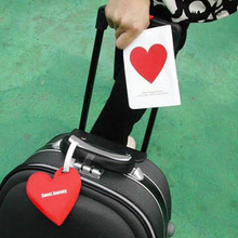 Wholesale Passport Cover Passport Holder Luggage Tag Silicone Strap Love And Clouds Two Kinds Of Styles