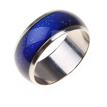 Free Shipping Emotion Feeling Mood Color Changeable Alloy Ring US Size 7 1/2