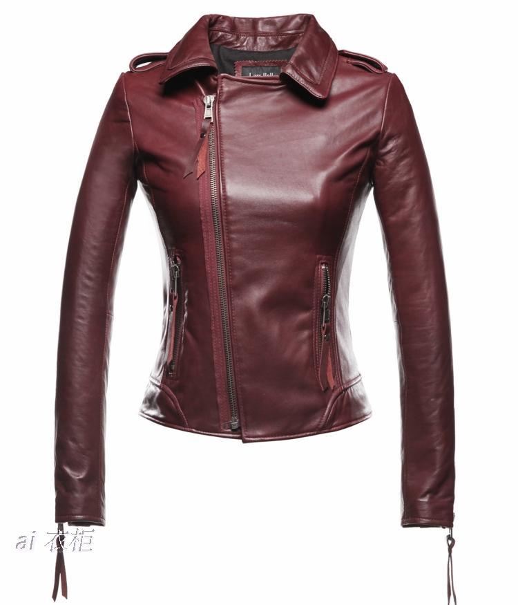 Lars Bell lady genuine Leather jacket 048 a