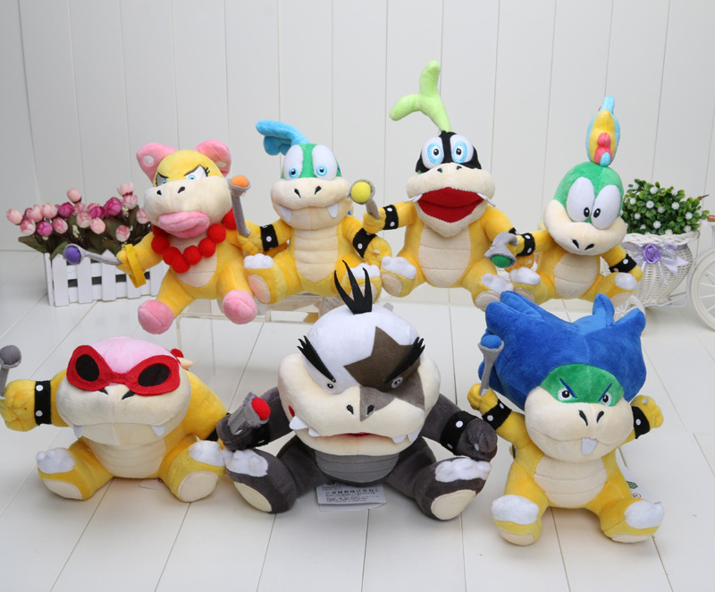 super mario koopalings plush