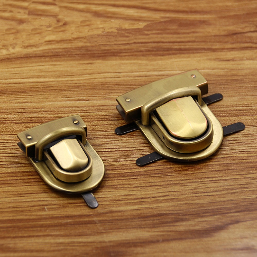Closure Catch Tuck Lock For Leather Bag Case Clasp Purselocks for
