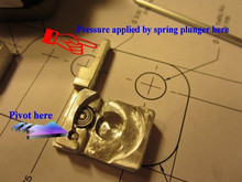 UP! 3D printer metal extruder cover taiertime Afinia aluminum alloy plunger extruder UP! extruder modification 2 pressure arm