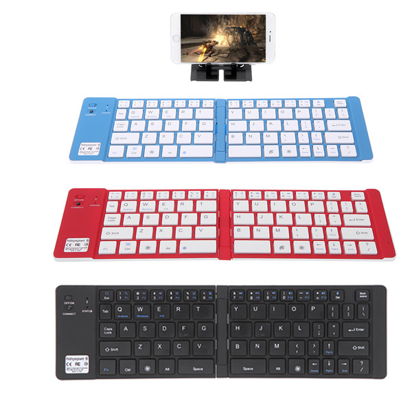 Foldable Wireless Bluetooth 3 0 Keyboard for iPhone iPad iPod Google Samsung iOS Android Smartphone Tablet