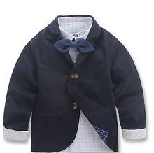 boys Blazers,Children’s clothing 2015 thin autumn male child outerwear child suit top boys autumn casual blazer formal dress