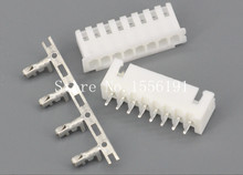 100Sets/Kit XH2.54-8P 8Pin Straight needle spacing 2.54mm connectors Male and Female Plug + terminals