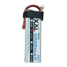 3pcs/lot XXL Power Wholesale Price 11.1V 5000mAh 50C Max 100C 3S RC LiPo Battery For RC Helicopters boats cars Li-Poly Battery