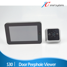 Home Doorbell Tirmbre Inalambrico Door View Camera with 4.3 Inch Touch Screen Support Movement Detection & Clear Night Vision