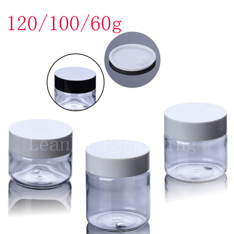60g 100g 120g clear PET jar (1)