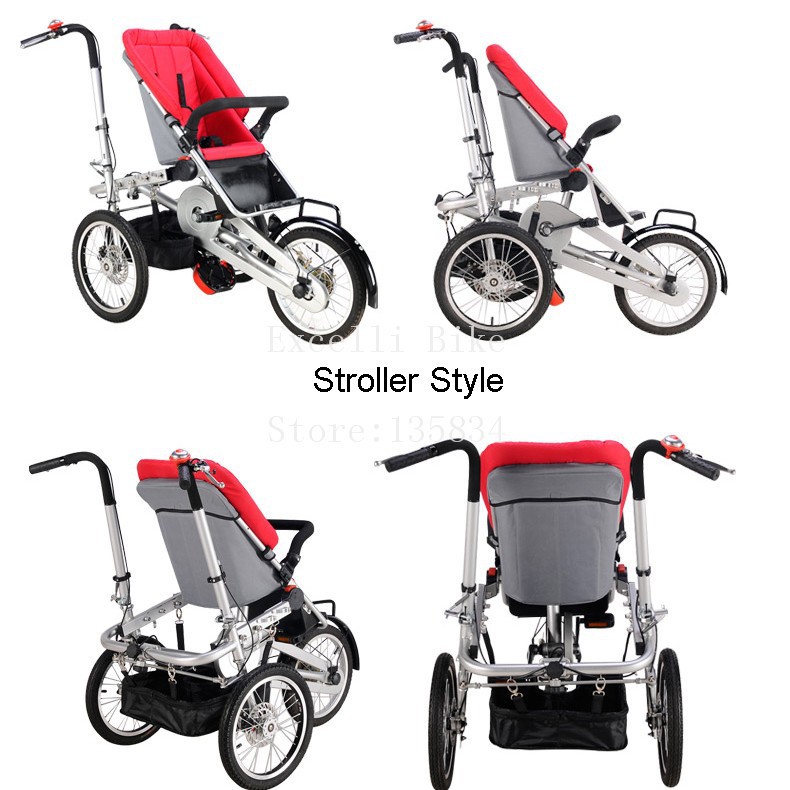 D07-Taga Pushchair-Bicycle Folding Taga Bike 16inch Mother Baby Stroller Bike baby stroller 3 in 1 Convertible Stroller Carriage stroller