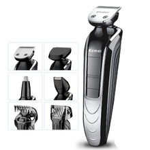 Top quality kemri Waterproof Electric trimmer hair clipper trimer shaver beard trimmer nose rechargeable kemei cutting haircut