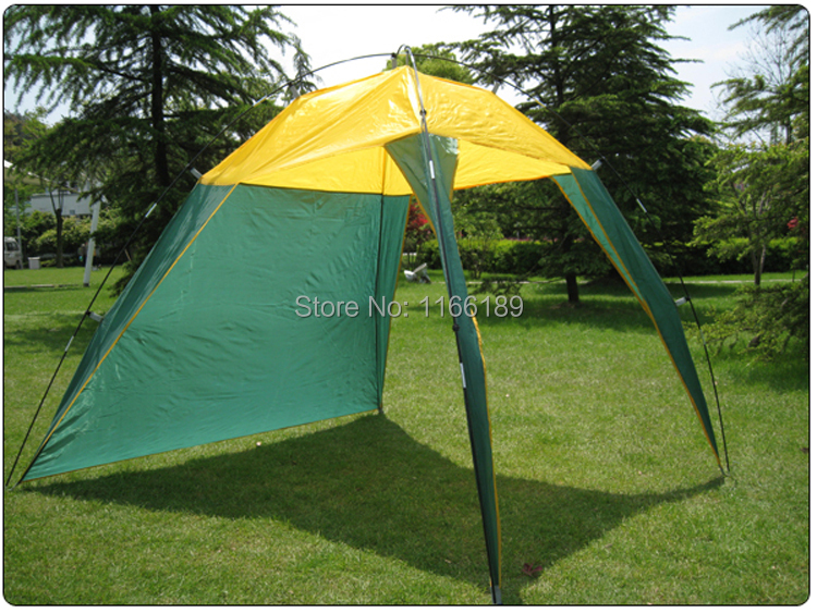 2014 New Large Size Sun Shelter Beach Tent Person Survival Tent Waterproof Sunscreen Sun Shelter Fishing Tent