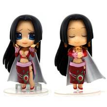 font b Anime b font One Piece 10CM Boa Hancock CHIBI Arts DIY Dress Changed