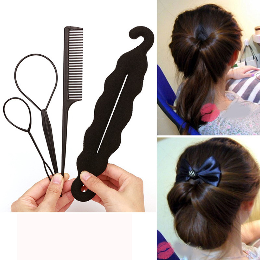 Hot Sale Hair Braider Ponytail Creator Plastic Loop Styling Tool