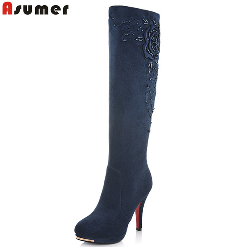 Online Get Cheap Blue Suede Boots -Aliexpress.com | Alibaba Group