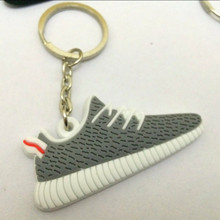 24pcs Lot yeezys350 Yeezys 350 boost PVC Key chain wallets chaveiro wholesale Free Shipping