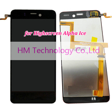 New Black LCD+TP for Highscreen Alpha Ice /4.7″ LCD Display+Touch Screen Digitizer Smartphone Replacement Part Free HK Post+Tool