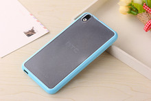20pcs/lot For HTC Desire 816 Mobile Phone Accessories 3D Colorful Candy Transparent Back Case Cover Cheap Case for HTC Desire
