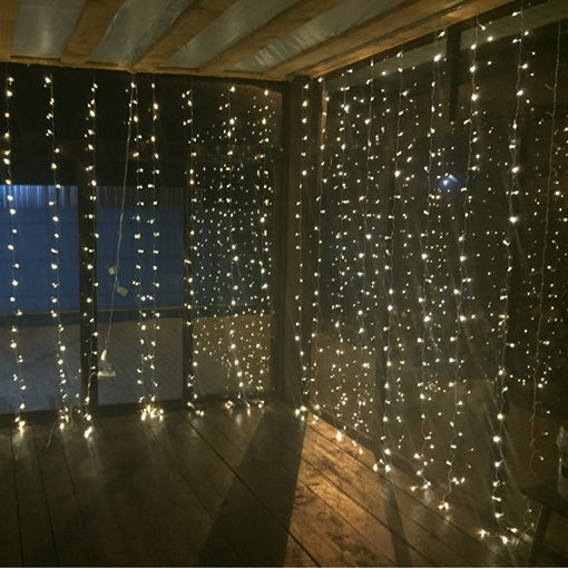 3Mx3M 300leds icicle led curtain string fairy light 300bulb Xmas Christmas Wedding Out home ...