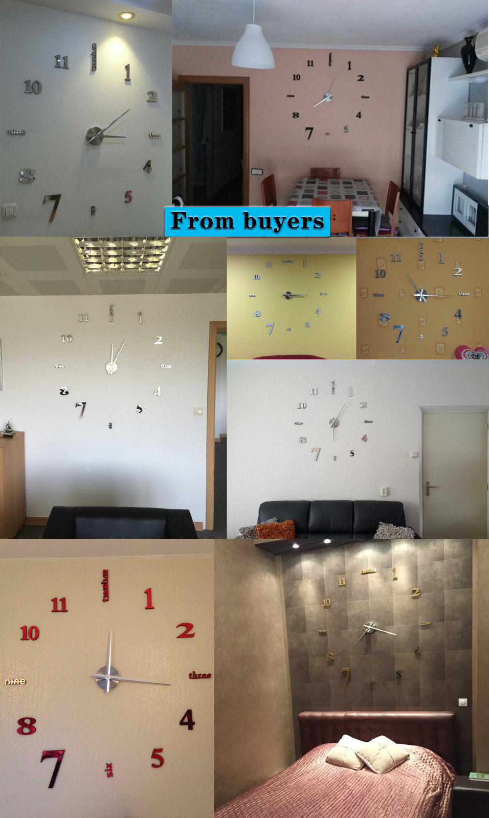 Wholesale Promotion Diy Large Wall Clock 3d Acrylic Mirror Wall Wholesale Promotion Diy Large Wall Clock 3d Acrylic Mirror Wall
