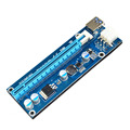 PCI E PCI Express Extender Riser Card Adapter 1x to 16x USB3 0 Cable SATA to