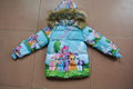 Height 90 140cm 6 7 8 9 years Girl winter cartoon coat clothing my pony fur