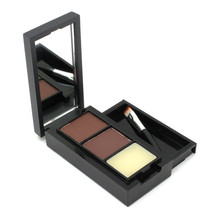 Hot Sale Professional Eye Brow Makeup Eyebrow Powder/Shadow + Eyebrow Wax Palette + Brush