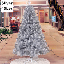 4 Sizes Santa Claus Tree PVC Christmas Tree Sliver Christmas Tree Christmas Supplies & Christmas Decorations MCC241-243