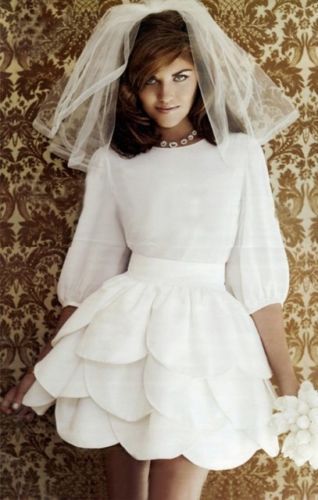 60s wedding dress pic