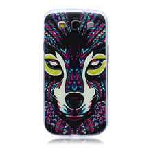 Для Samsung S3 ультратонких тпу мода рельефным рисунком чехол для Samsung Galaxy S3 чехол i9300 non-slip мягкий силиконовый раковину *