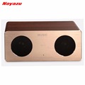 Noyazu Wooden Wireless AUX Bluetooth Box Speaker Mini Portable Speaker Dual Loudspeakers Outdoor Speaker PC Speaker