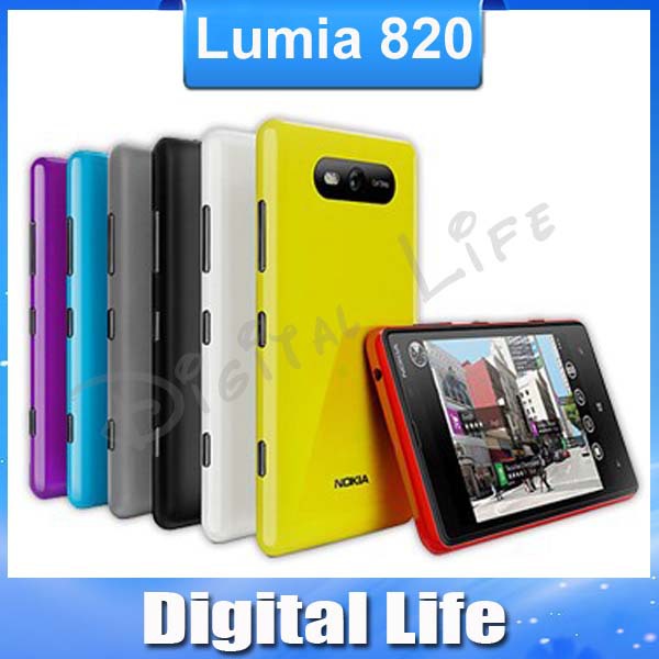 Smartphone nokia lumia 820, 820 microsoft windows mobile 8.0mp camear 8 g rom + 1 g ram