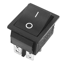 Shopping Time 2 Pcs Black 4 Pins DPST On Off Rocker Switch AC 250V 15A 125V