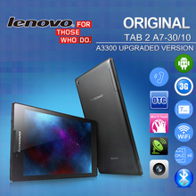 Original Lenovo Tablet TAB 2 A7-10 A7-30 WiFi 3G A3300 Upgrade  Phone Call MTK8382M Dual Camera 2MP Android 4.4 1024*600 16GB