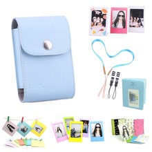 7 in 1 Fujifilm Instax Mini Accessories Bundle Set( Blue Instax Mini Film Photo Bag/ Mini Album/ 3 L Model Frame…)