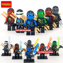 2016 Ninjagoes building block Cole Zane Kai Jay Lloyd Nya Pirate Ninja minifigures bricks compatible with legoes for kids gifts