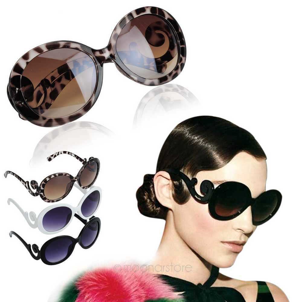 Retro-inspired Women Butterfly Clouds Arms Semi Transparent Round Sunglasses HM317
