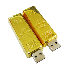 2016 newest design wedding gifts 4GB 8GB 16GB usb 2.0 bullion usb memory stick gold bar usb flash drive