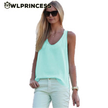 Owlprincess 2016 Summer Women Blouses Strapless Candy Color Casual Ladies Shirts Sexy Sleeve Chiffon Blouse Tops Ladies’ Vest