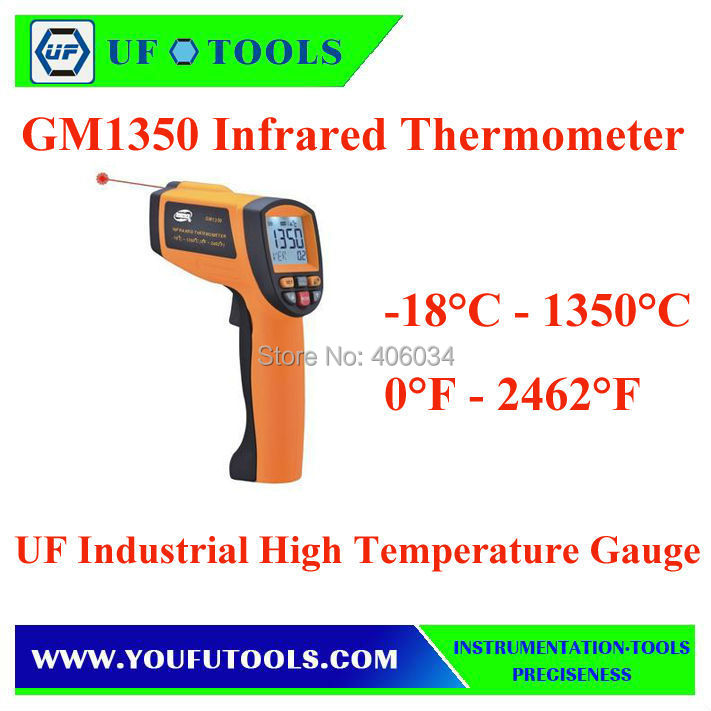 GM1350 Infrared Thermometer UF Industrial Temperature Gauge Handheld Digital IR Non-contact Thermometer