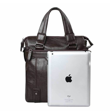 Business bag men genuine leather Man bag handbag men messenger bags cross section of 14 inch