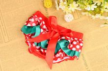 2015 Summer Satin Ruffle Baby Bloomers Pretty Bow Infant Toddlers Girls Baby Ruffle Shorts Baby Diaper