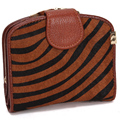 2016 Rushed Horsehair Combined Genuine Leather Multi function Female Wallets Short Style Famous Brand Designer Women